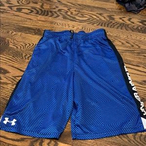 Kids Under Armour shorts-blue/black